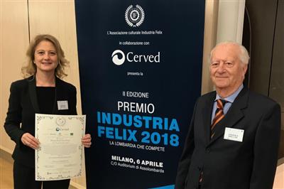 Prix Industria Felix: Ferrarini & Benelli, meilleure petite entreprise de Crémone